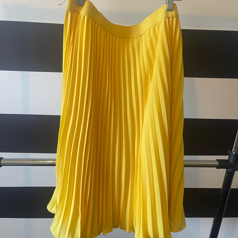 Pleated Midi Skirt
